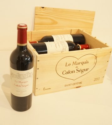 (赤)ル・マルキ・ド・カロン・セギュール 2013 木箱入り!6本セット